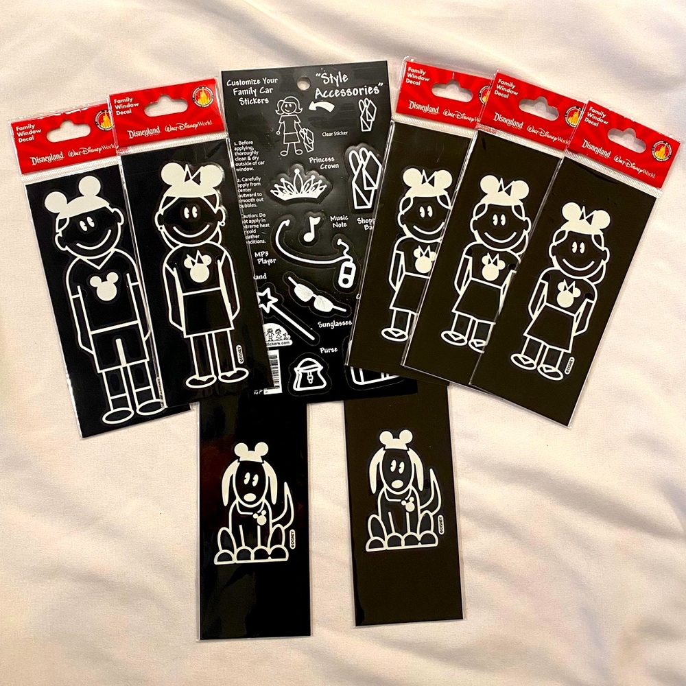 New in Package - Walt Disney Parks Family Decals